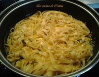 Fettuccine con nueces y limón Fettuccine con nueces y limón