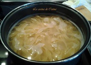 Fettuccine con nueces y limón Fettuccine con nueces y limón