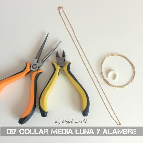 DIY COLLAR MEDIA LUNA O CUERNO DIY COLLAR MEDIA LUNA O CUERNO