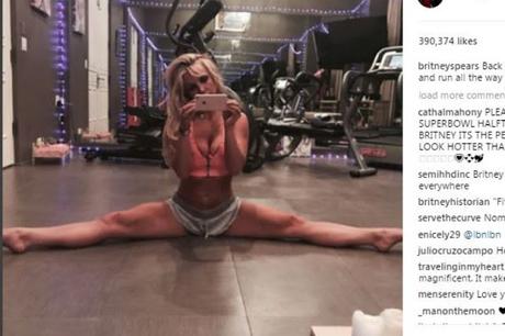 Britney Spears enciende Instagram con sus fotos en el #gimnasio (FOTO)