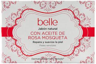 Jabón natural con aceite de rosa mosqueta belle Jabón natural con aceite de rosa mosqueta belle