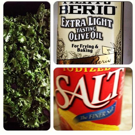 Kale chips (snack saludable de col rizada) Kale chips (snack saludable de col rizada)