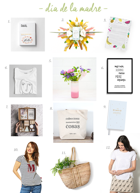 12 Regalos para el Día de la Madre 12 Regalos para el Día de la Madre