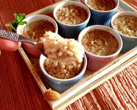 Budino al latte di mandorle - budín con leche de almendras Budino al latte di mandorle - budín con leche de almendras
