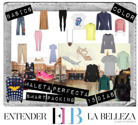 Un ejemplo de qué poner en tu maleta si te vas a Londres 15 días en Junio. Si pinchas irás a mi página de Polyvore. Cómo hacer la maleta perfecta para un viaje de 15 días.