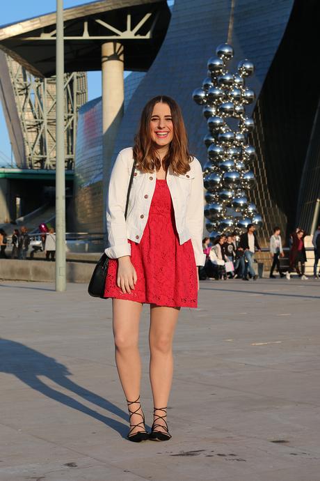 Vestido rojo para primavera