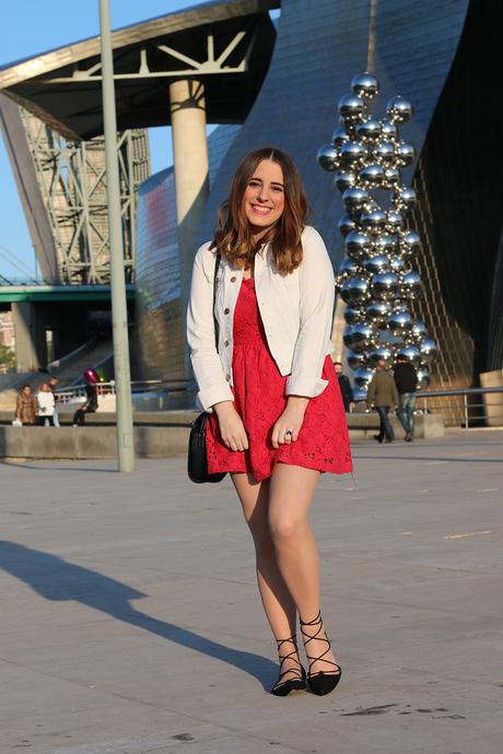 Vestido rojo para primavera