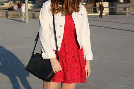 Vestido rojo para primavera