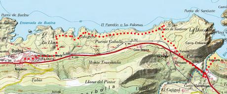 De Buelna a Pimiango (Senda costera por Cobijeru , El Pindal y Monasterio de Tina)