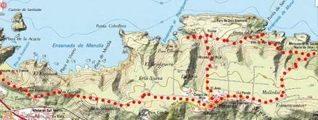 De Buelna a Pimiango (Senda costera por Cobijeru , El Pindal y Monasterio de Tina)