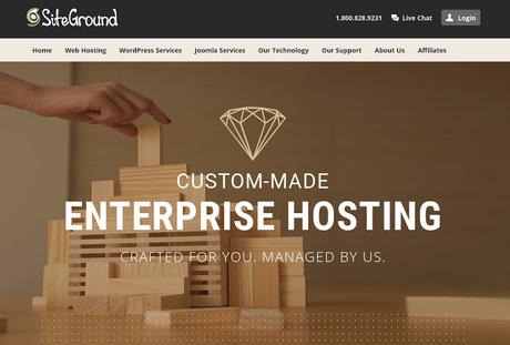 Hosting para Empresas de Siteground