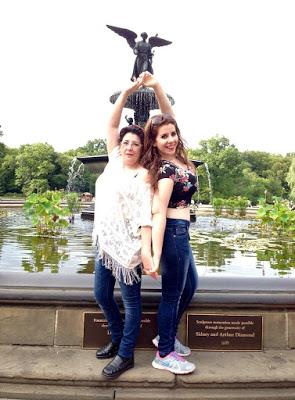 Central Park Nueva York Mama y yo En Central Park nueva York