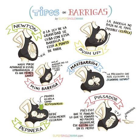 Evolución de la barriga en el embarazo mes a mes Evolución de la barriga en el embarazo mes a mes