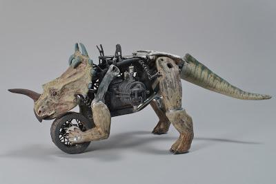 Los dinosaurios motorizados de Hironobu Shiozawa