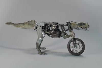 Los dinosaurios motorizados de Hironobu Shiozawa