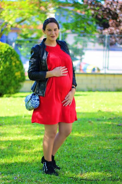 Outfit: Look Premamá Vestido Oversize