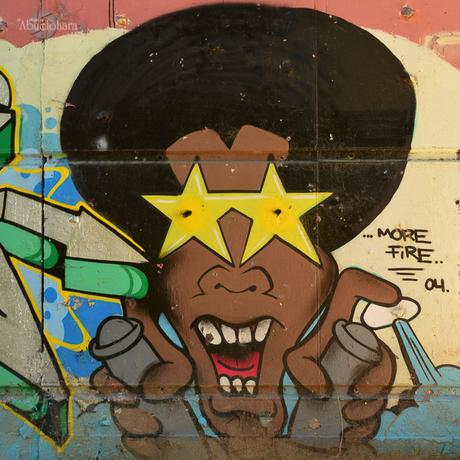 Fotografía detalle de Graffiti. Fotografía_Abuelohara-MarchaVerde