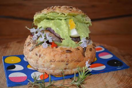 Bocadillo vegetariano Bocadillo vegetariano