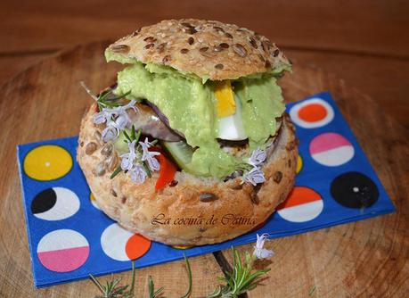 Bocadillo vegetariano Bocadillo vegetariano