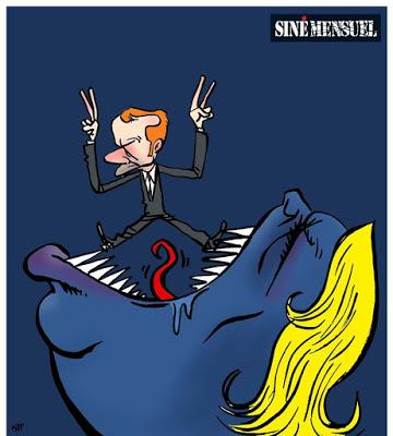 Macron dobla a Le Pen, pero.... Macron dobla a Le Pen, pero....