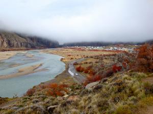 El glaciar Perito Moreno, en El Chaltén, el Chorrillo del Salto