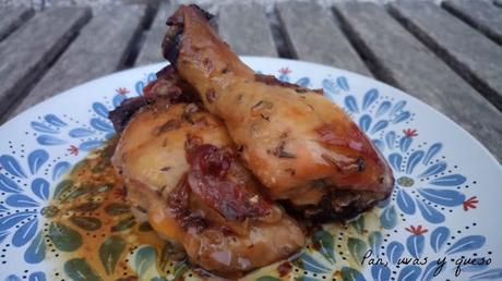 Pollo a la miel de romero (tradicional o Crock-Pot) - #conlamielenloslabiosTS Pollo a la miel de romero (tradicional o Crock-Pot) - #conlamielenloslabiosTS