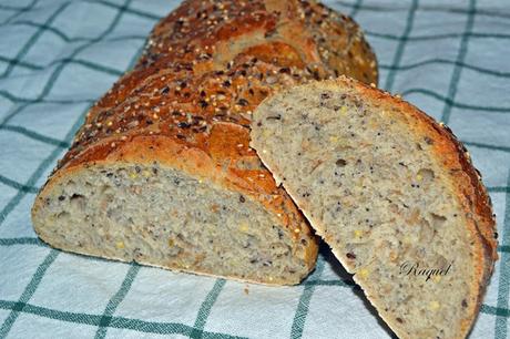 Barras de pan con ocho semillas Barras de pan con ocho semillas