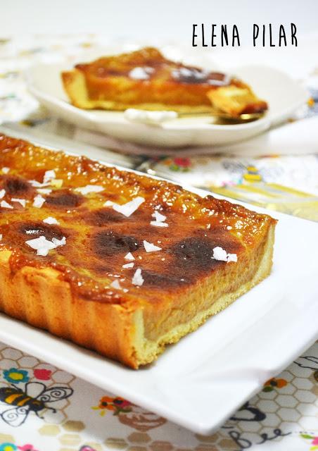 Tarta de miel con un toque de sal Tarta de miel con un toque de sal