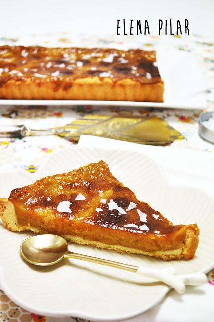 Tarta de miel con un toque de sal Tarta de miel con un toque de sal