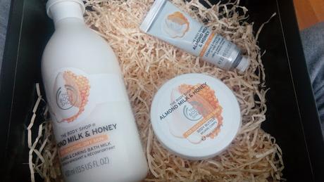 Linea TBS leche de almendra y miel