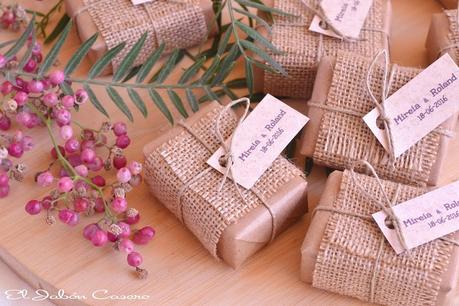 Detalles para invitados jabones rusticos Detalles para invitados jabones rusticos personalizados