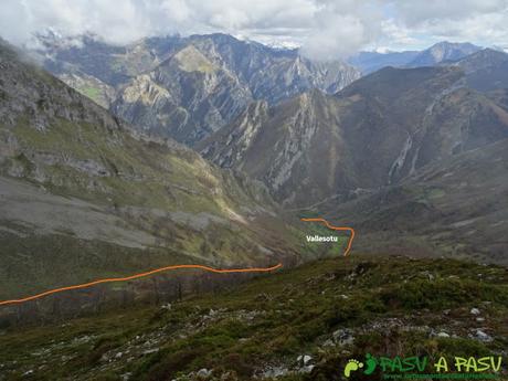 Ruta al CARRIÁ desde SAN IGNACIO por las Canales de VALLE MURA y VALLESOTU, Ponga