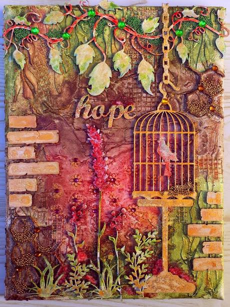 Mixed Media Canvas: Hope