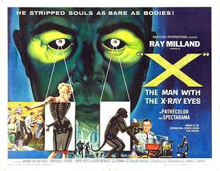 El hombre con rayos x en los ojos / Poster Original