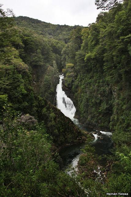 Sendero a Cascada Chachín (abril de  2017)