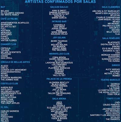 Ballantine's True Music Festival 2017: distribución por salas y nuevas incorporaciones de Berri Txarrak y Anni B Sweet Ballantine's True Music Festival 2017: distribución por salas y nuevas incorporaciones de Berri Txarrak y Anni B Sweet