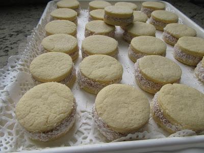 Alfajores de dulce de leche argentinos