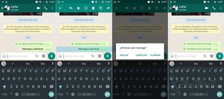 Ya puedes probar en WhatsApp la opción de anular mensajes enviados Whatsapp Anular 02