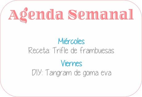 Agenda Semanal 15/05 - 21/05