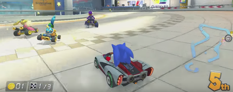Implementan a Sonic en Mario Kart 8 Implementan a Sonic en Mario Kart 8