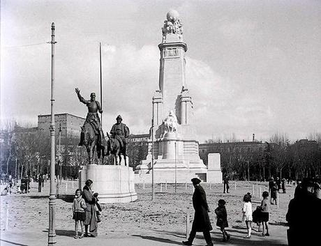 Fotos antiguas de Madrid: Plaza de España (1920)