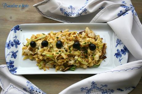 Bacalao a brás El Ágora de Ángeles Bacalao a brás, bacalao dorado