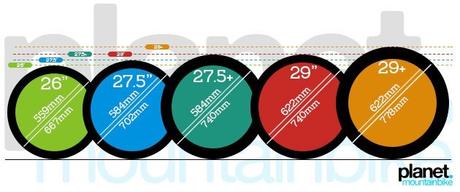 Guía completa con todas las medidas de rueda del MTB: 26″, 27.5″, 27.5+, 29″ y 29+