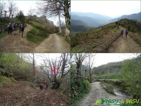 Bajando de la Collada Rueses a Entreñas