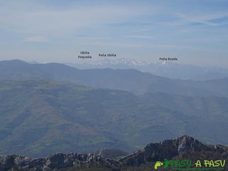 Vistas de Peña Ubiña desde Pea Mea