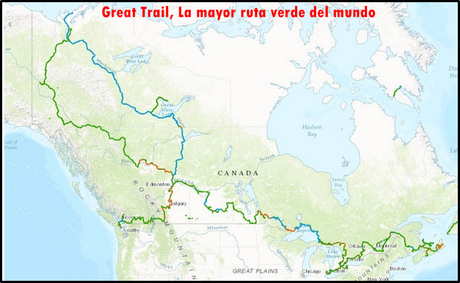 Great Trail, La mayor ruta verde del mundo Great Trail, La mayor ruta verde del mundo