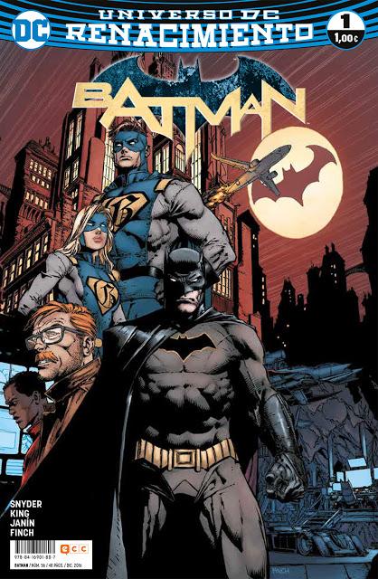 El Batman de Tom King 1: 'Yo soy Gotham', con David Finch e Ivan Reis (epílogo)