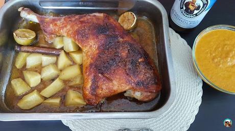 Chuletas pavo a la miel