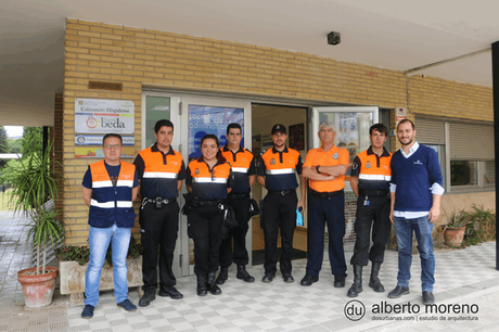 simulacro de emergencia en el Colegio Calasancio Hispalense de Montequinto simulacro en Montequinto_12052017