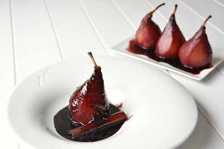 Peras al Vino Tinto Peras al Vino Tinto